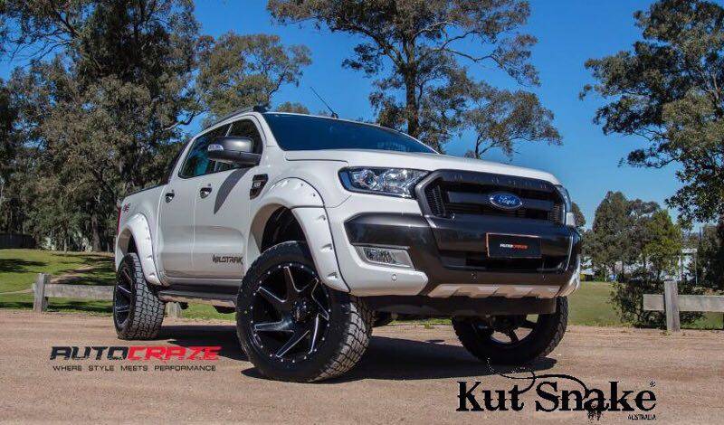 Ford Ranger PX1, PX2, PX3 sile viimistlus - Kut Snake tiivalaiendid (95 mm)