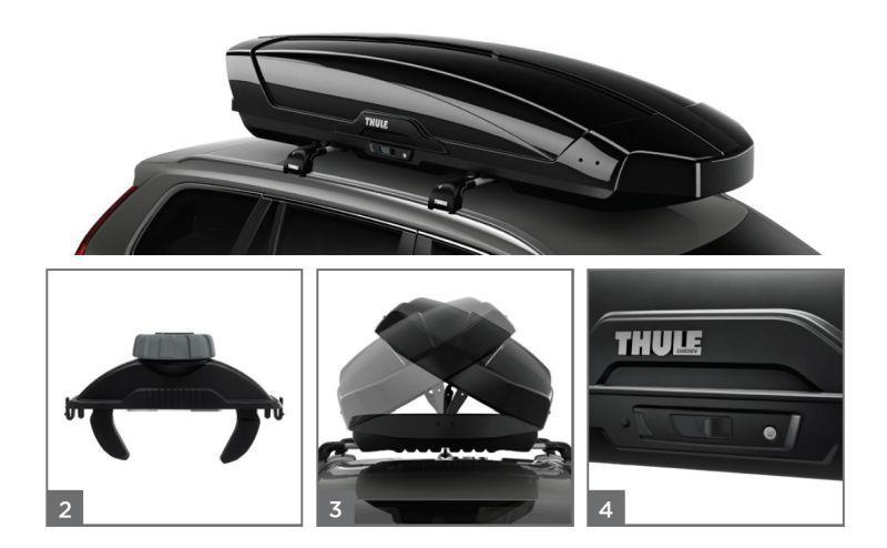 Katuseboks THULE Motion XT XXL (610L) Titaan läikiv - Pilt 2