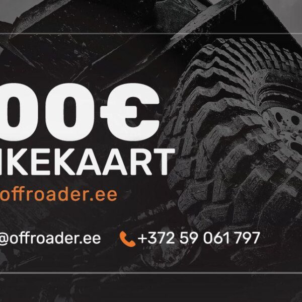 Kinkekaart 100.- EUR