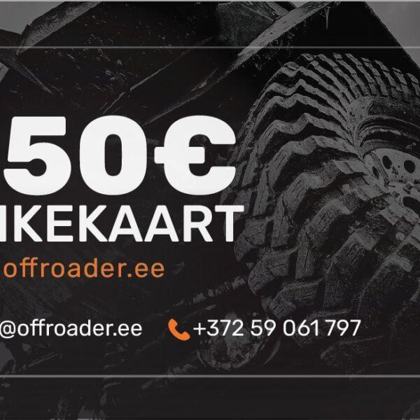 Kinkekaart 250.- EUR