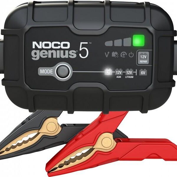 NOCO AKULAADIJA NGENIUS 5A, 6/12V GEL, MF, CA, EFB, AGM, LITIUM AKUDELE